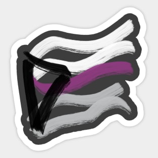 Pride Paint Demisexual Sticker